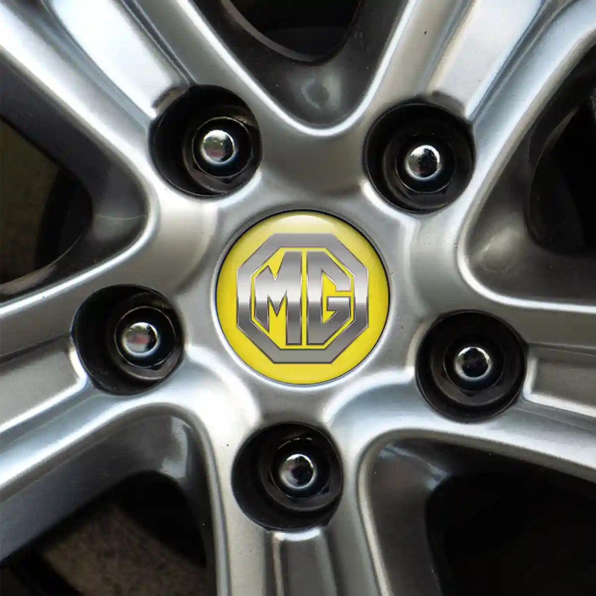 MG Badge Emblems Center Cap Self-Adhesive Sleek Style