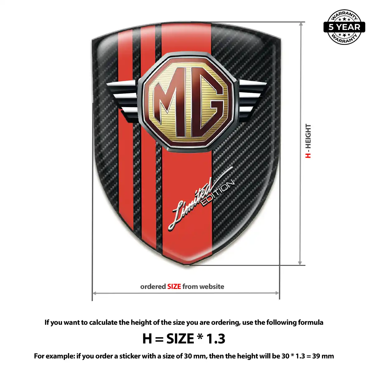 MG Badge Interior Elegance
