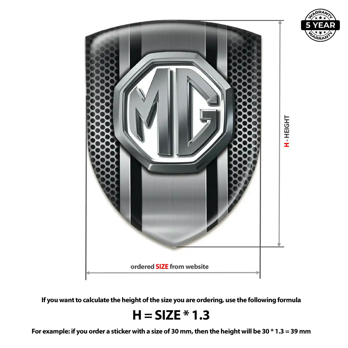 MG Badge Prestige Line