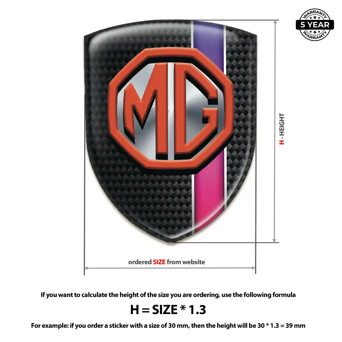 MG Badge Prime Quality