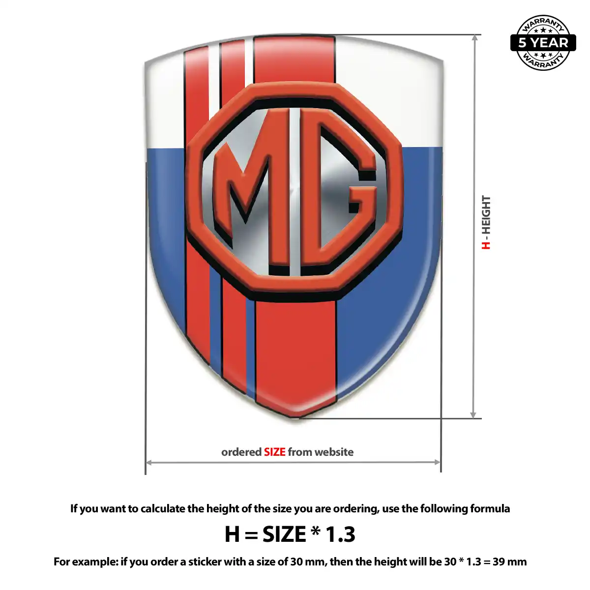 MG Badge Resin Elite