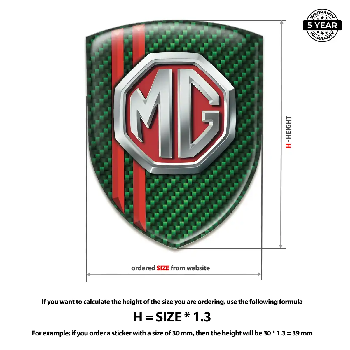 MG Badge Signature Grade