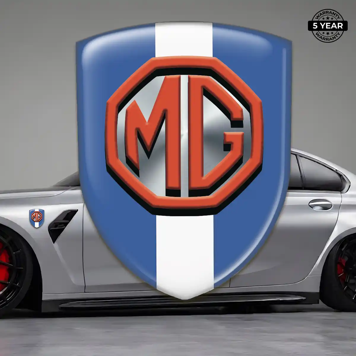 MG Car Badge Sticker Deluxe Edition