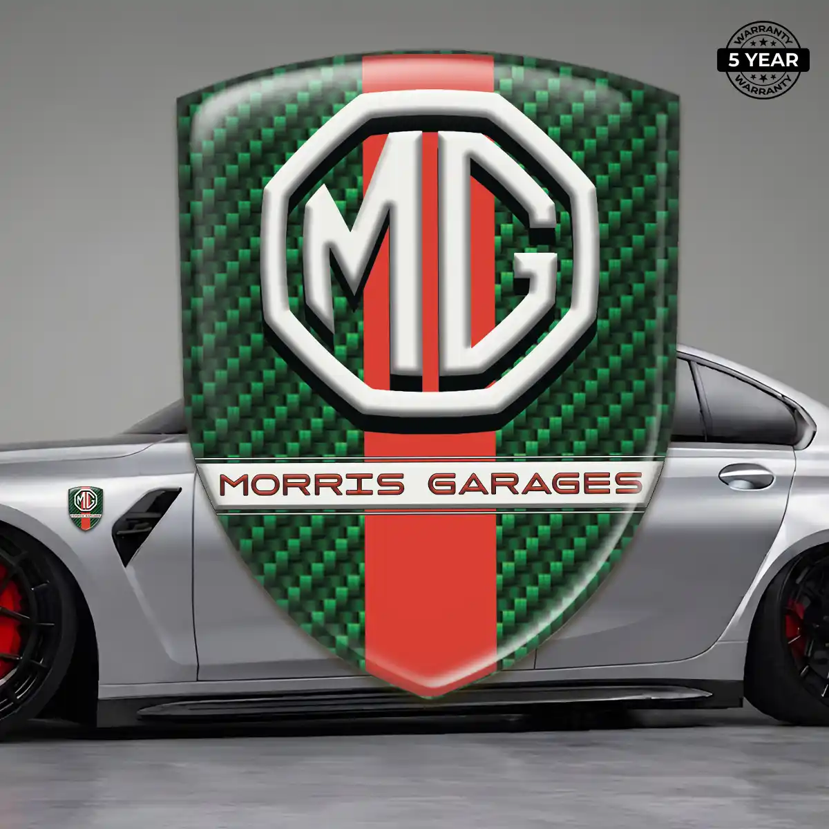 MG Car Badge Sticker Elite Edition