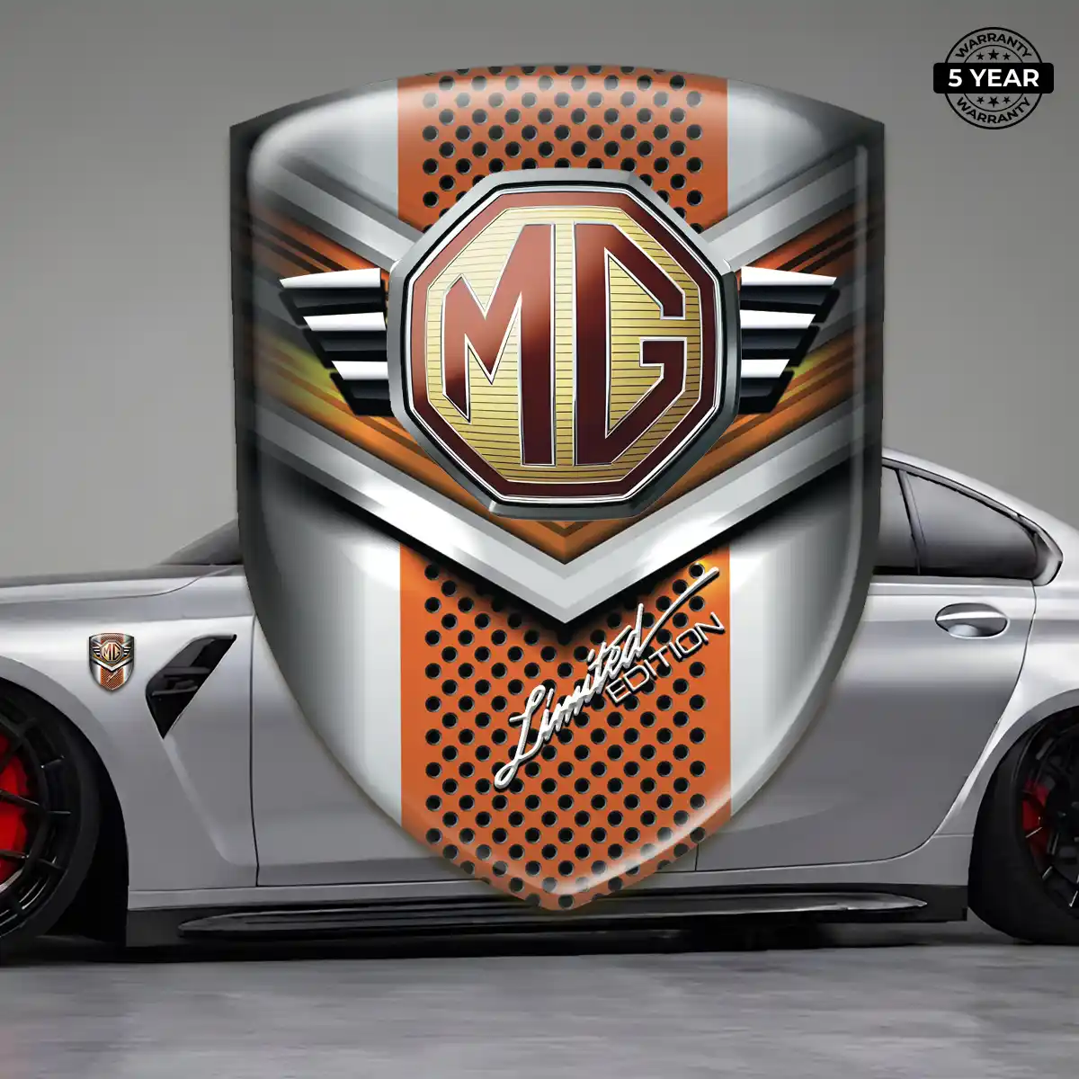 MG Car Badge Sticker Exterior Luxe