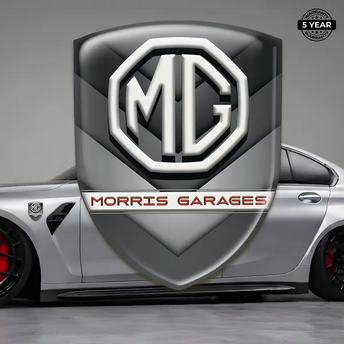 MG Car Badge Sticker Prestige Line