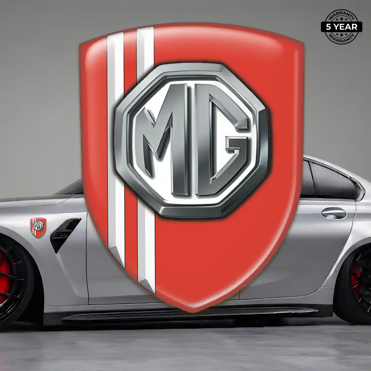 MG Car Badge Sticker Prime Quality