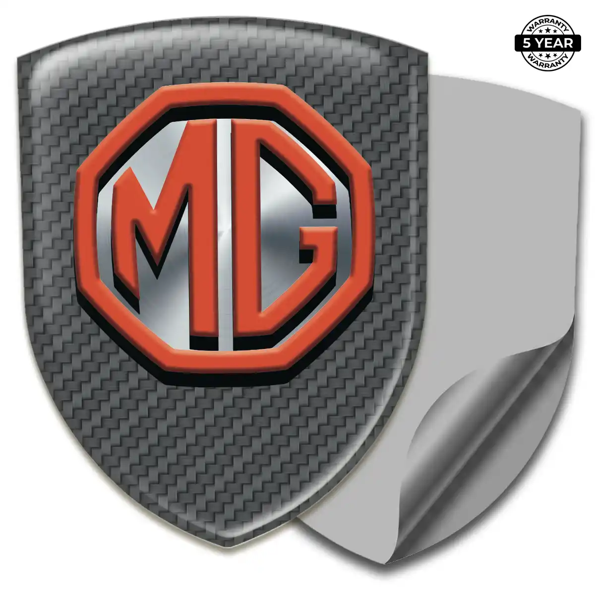 MG Car Badge Sticker Signature Grade