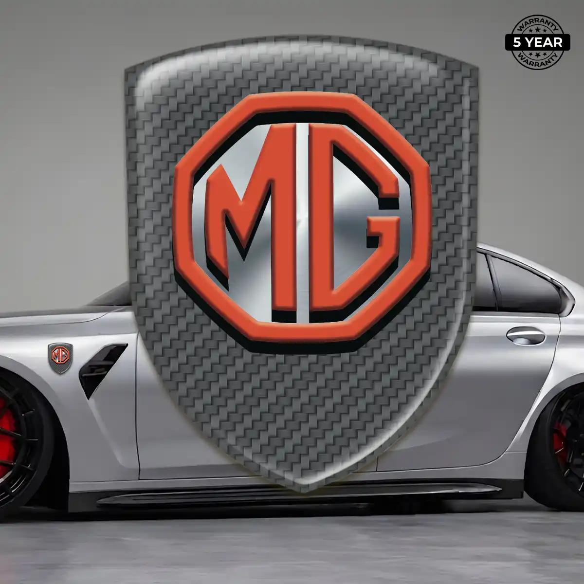 MG Car Badge Sticker Signature Grade