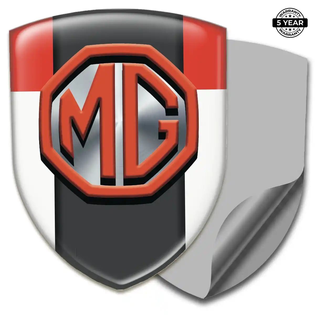 MG Car Emblem Decal Cabin Style