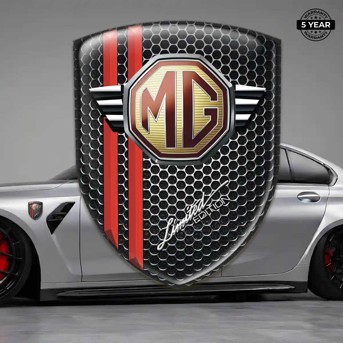 MG Car Emblem Decal Elite Edition
