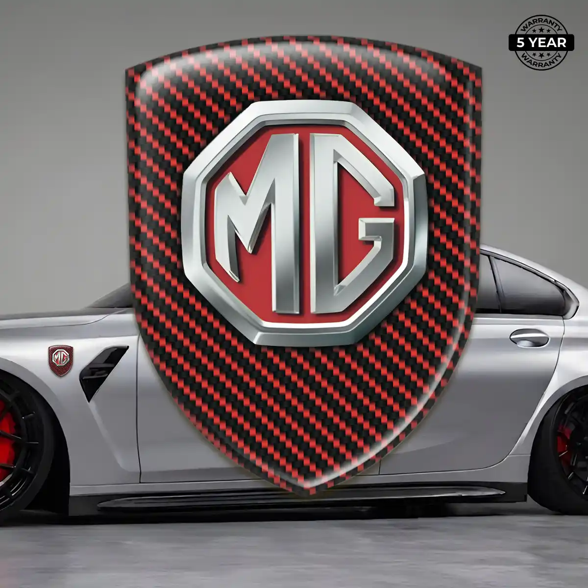 MG Car Emblem Decal Interior Luxe