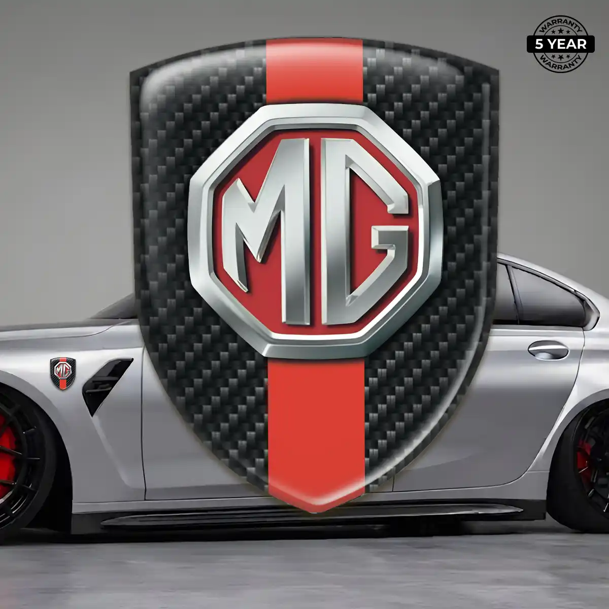 MG Car Emblem Decal Opulent Line