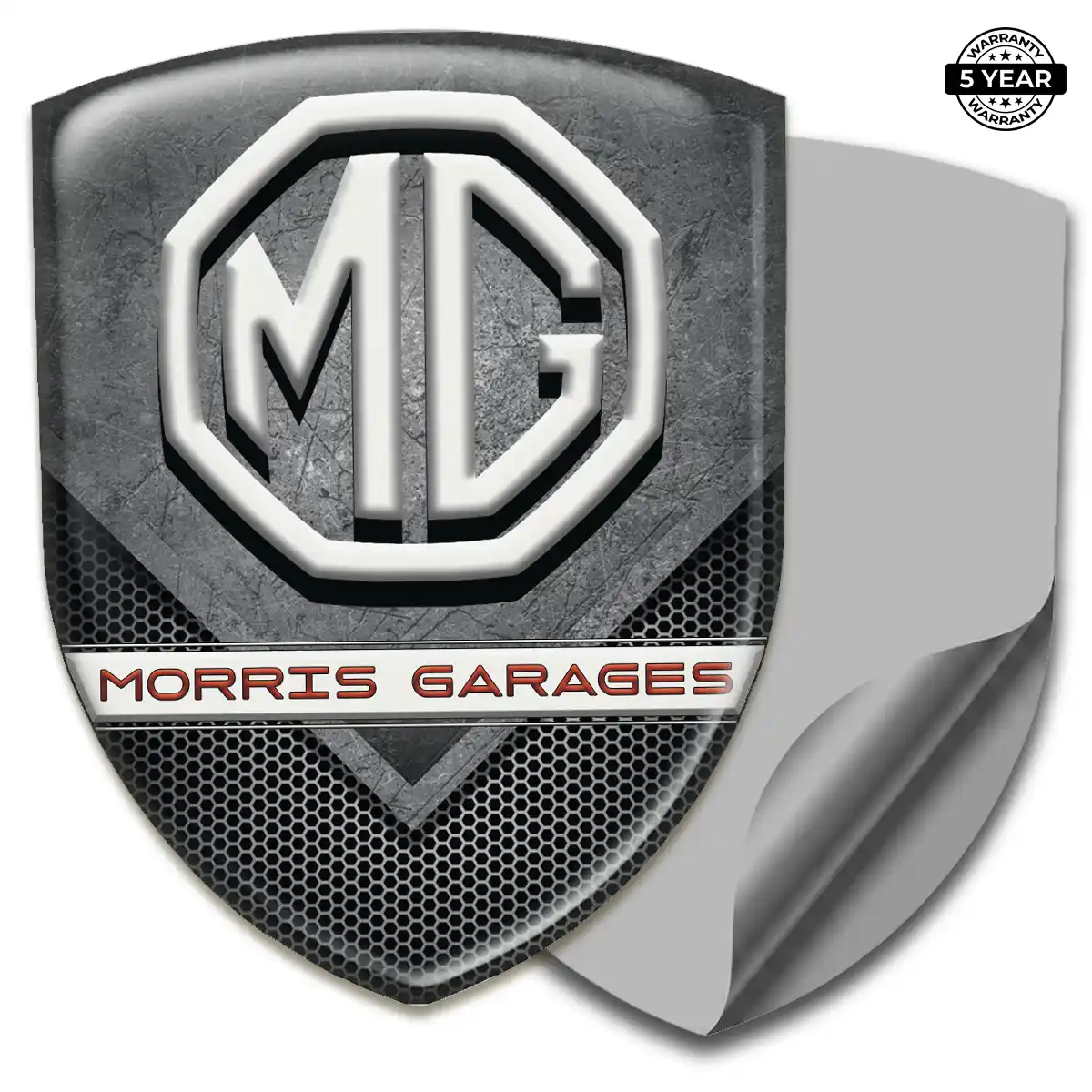 MG Car Emblem Decal Premium Dome
