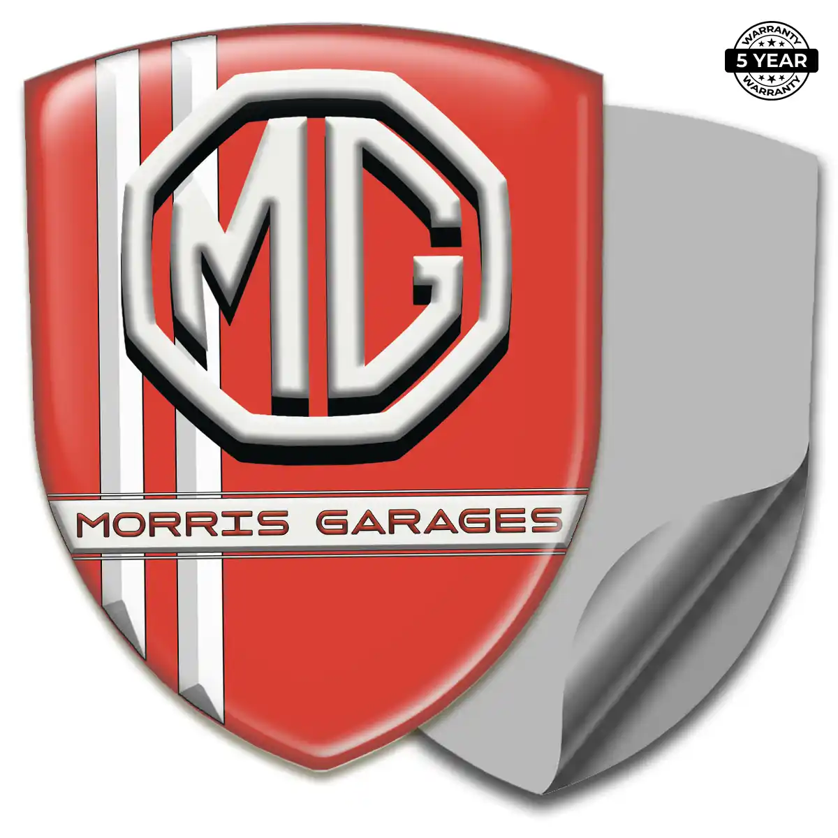 MG Car Emblem Decal Refined Design