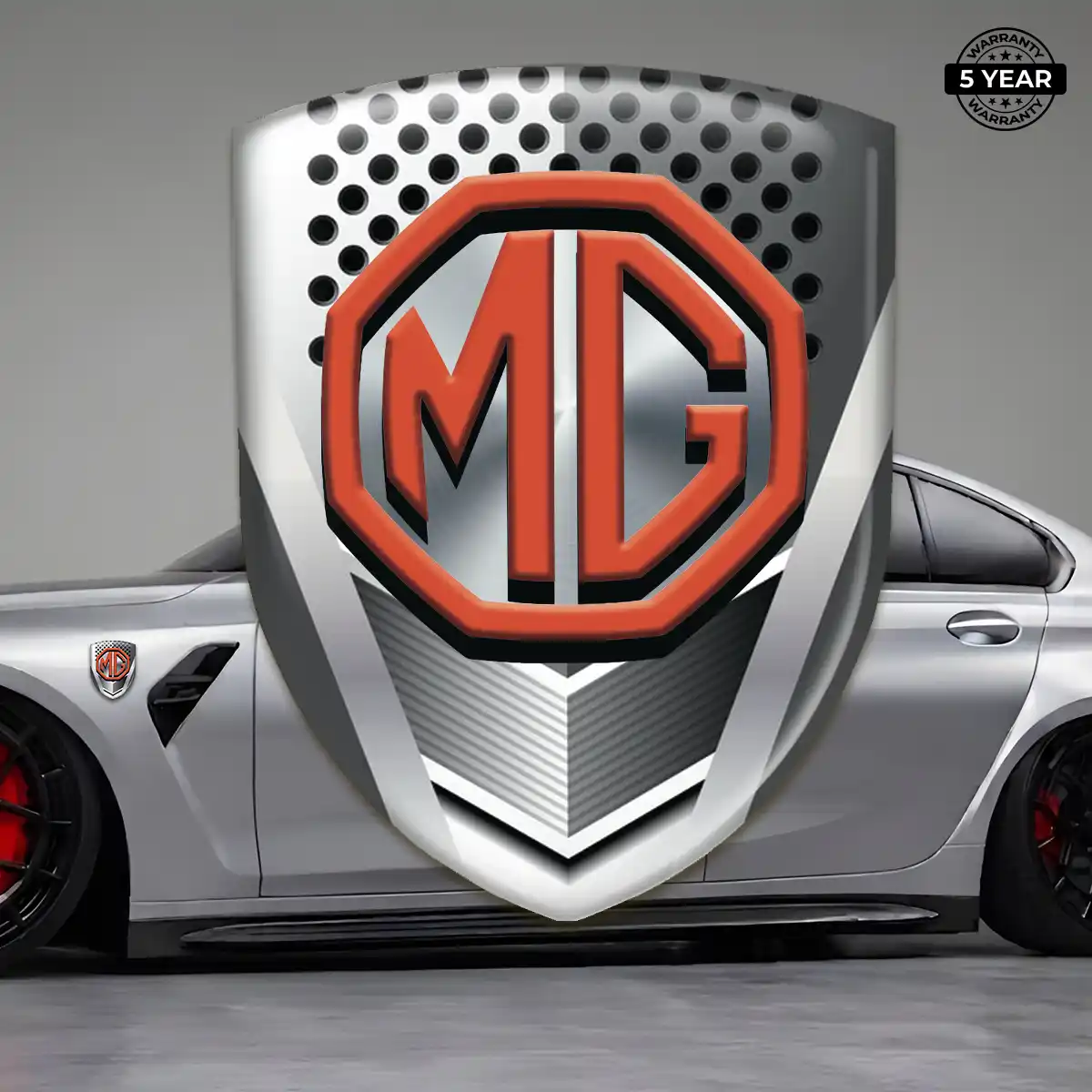 MG Car Emblem Decal Resin Luxe