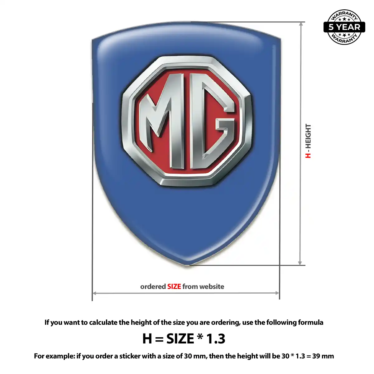 MG Car Emblem Overlay Deluxe Edition