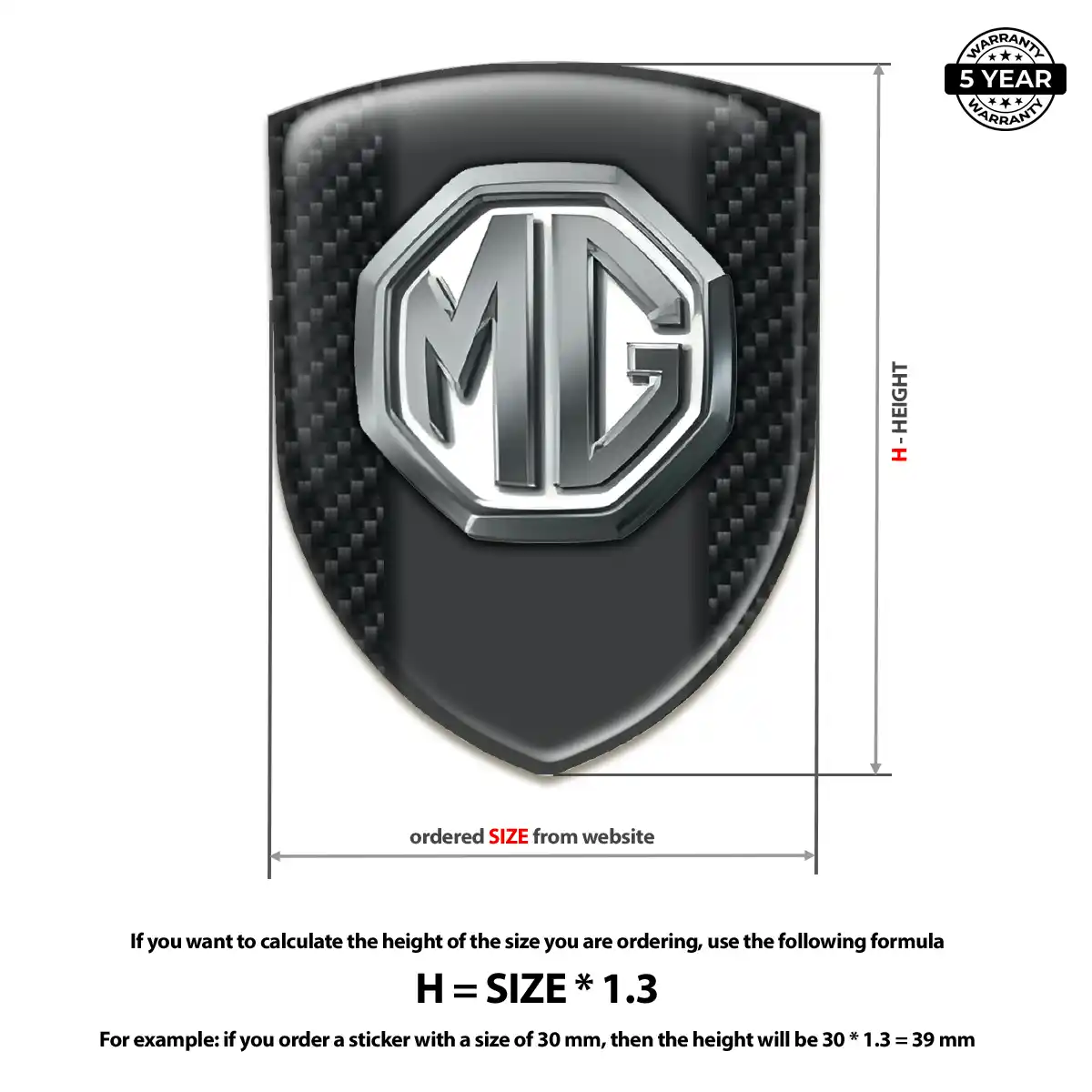 MG Car Emblem Overlay Elite Edition