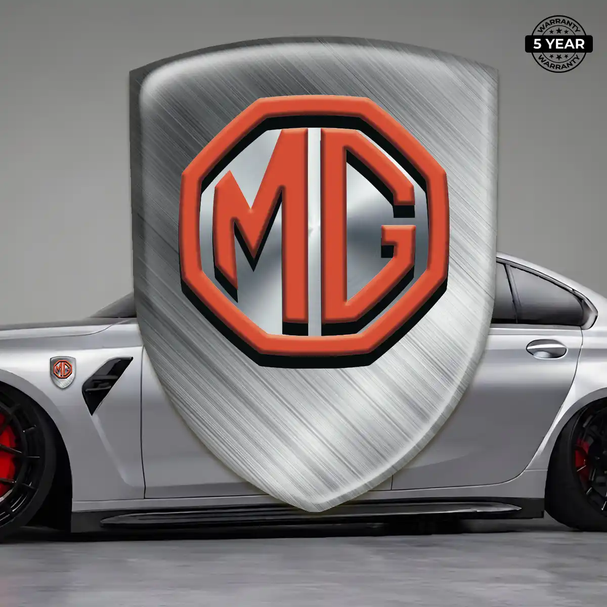 MG Car Emblem Overlay Interior Luxe