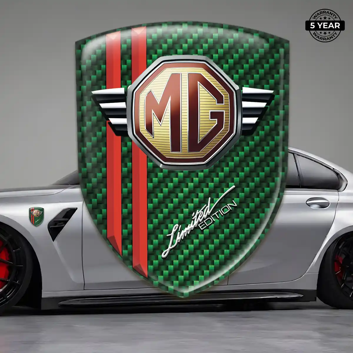 MG Car Emblem Overlay Prime Quality