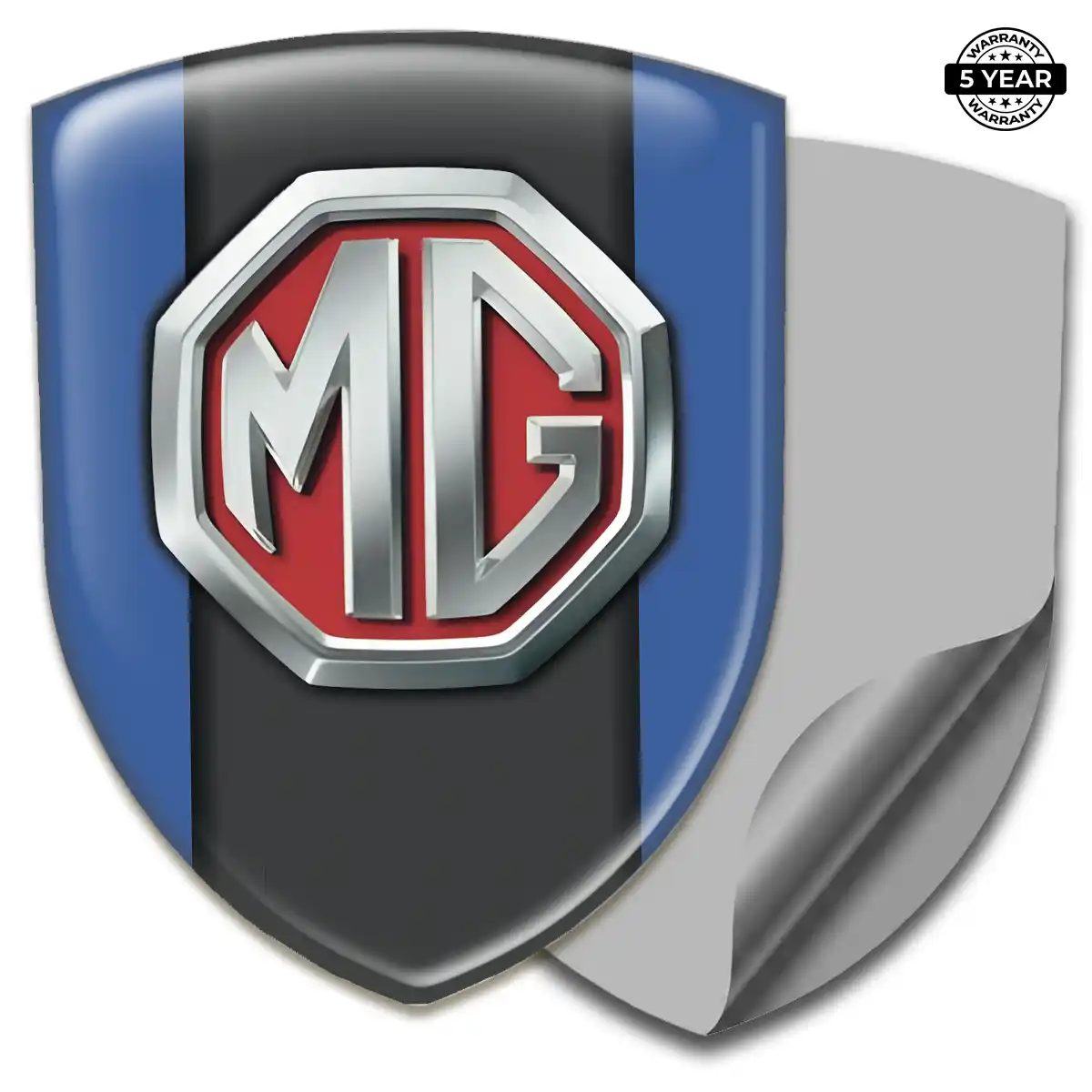 MG Car Emblem Overlay Refined Design