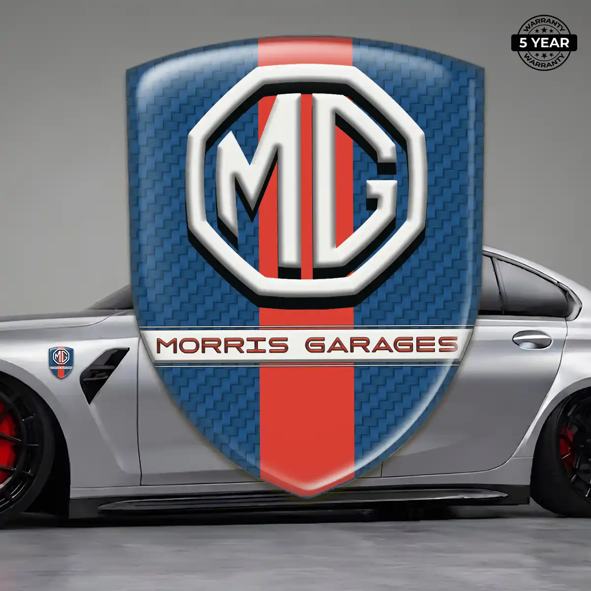 MG Car Emblem Overlay Resin Elite