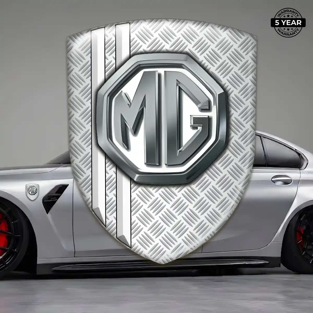 MG Car Emblem Overlay Signature Grade