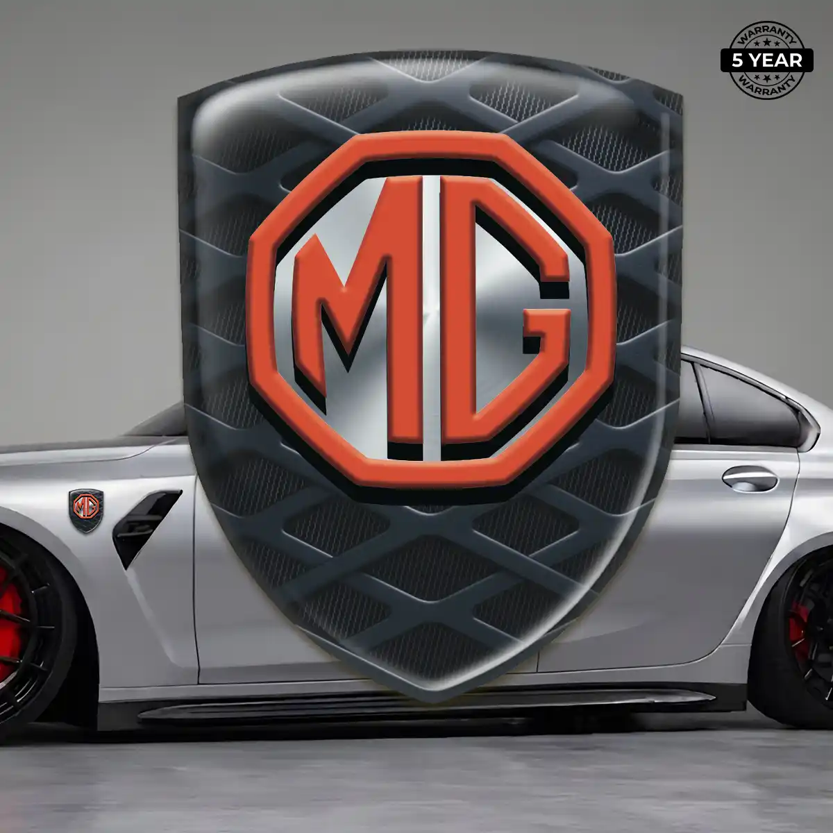 MG Car Emblem Overlay Superior Craft