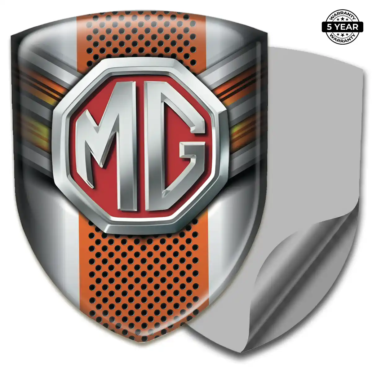 MG Car Emblem Sticker Cabin Style