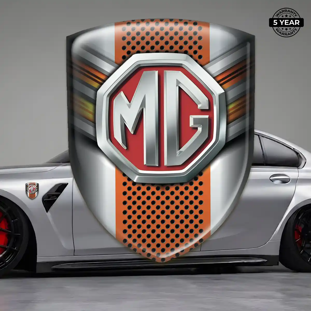 MG Car Emblem Sticker Cabin Style