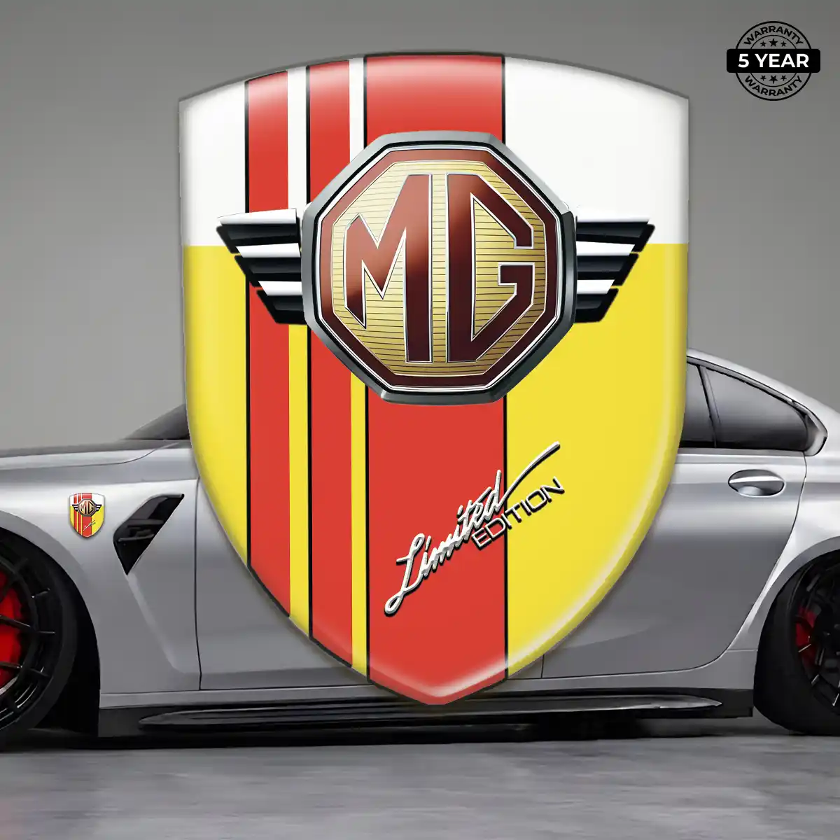 MG Car Emblem Sticker Exterior Luxe