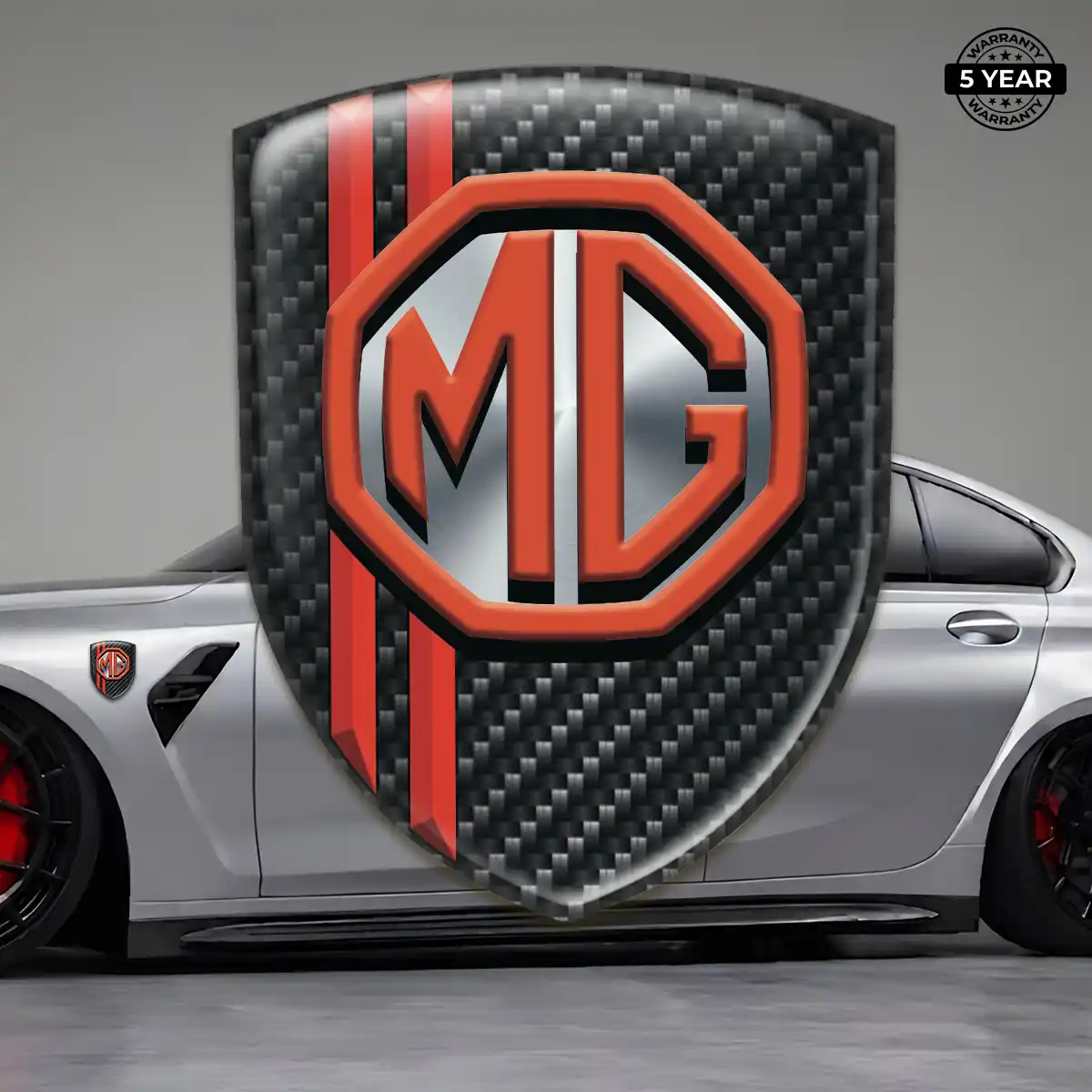 MG Car Emblem Sticker Prime Quality