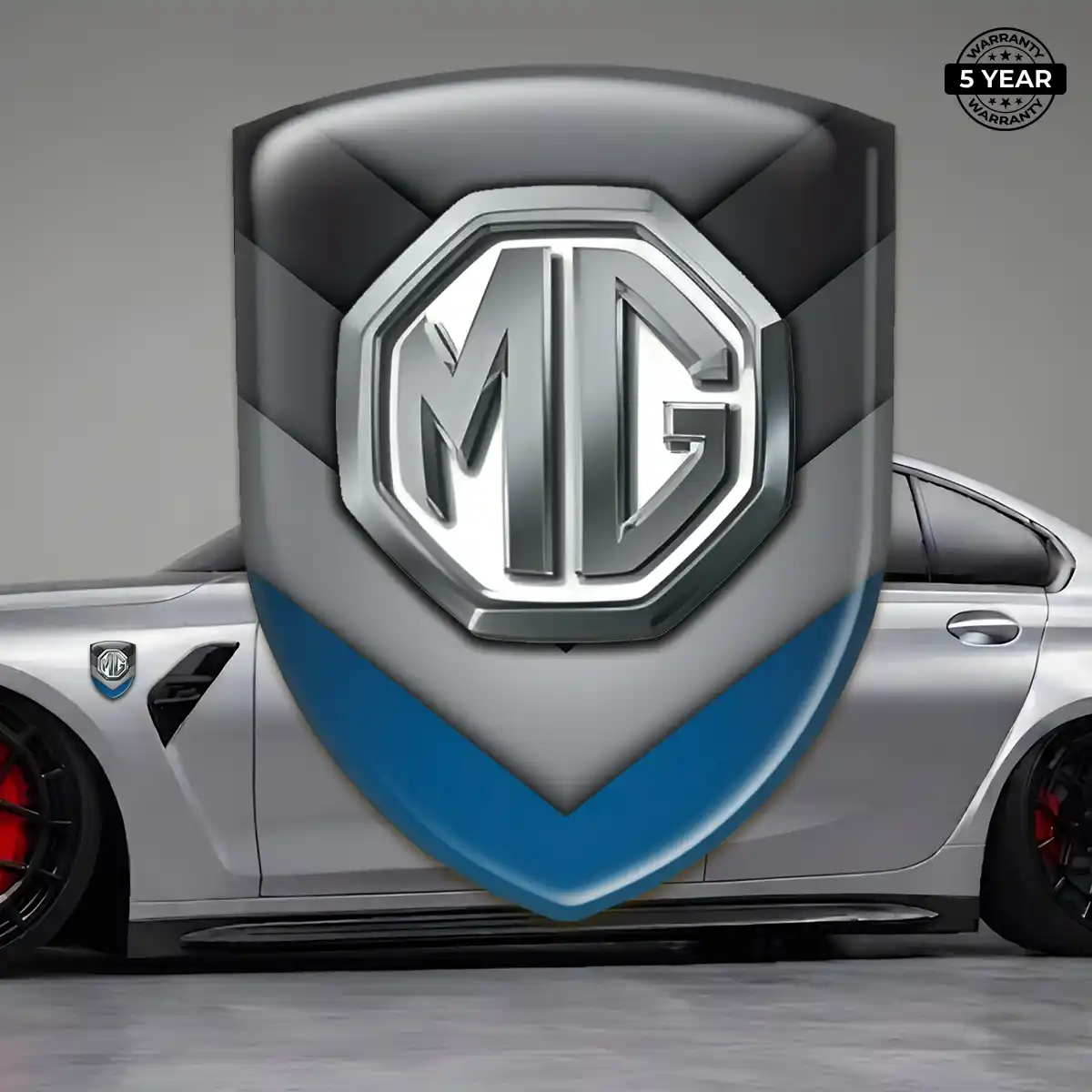 MG Car Emblem Sticker Resin Elite