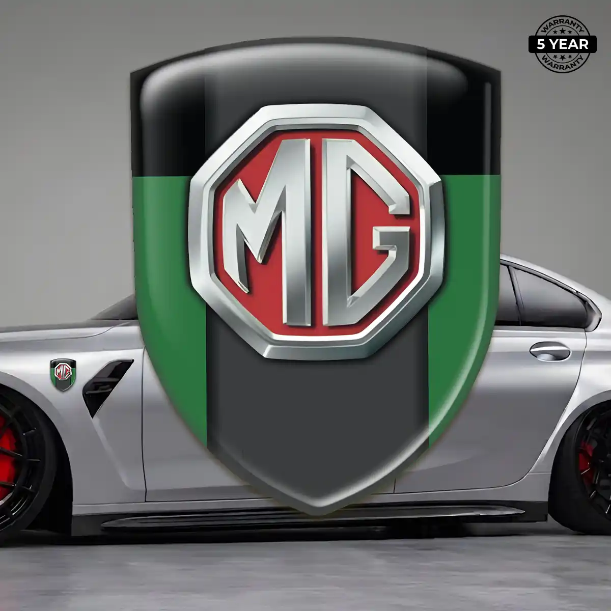 MG Car Logo Decal Elite Finish