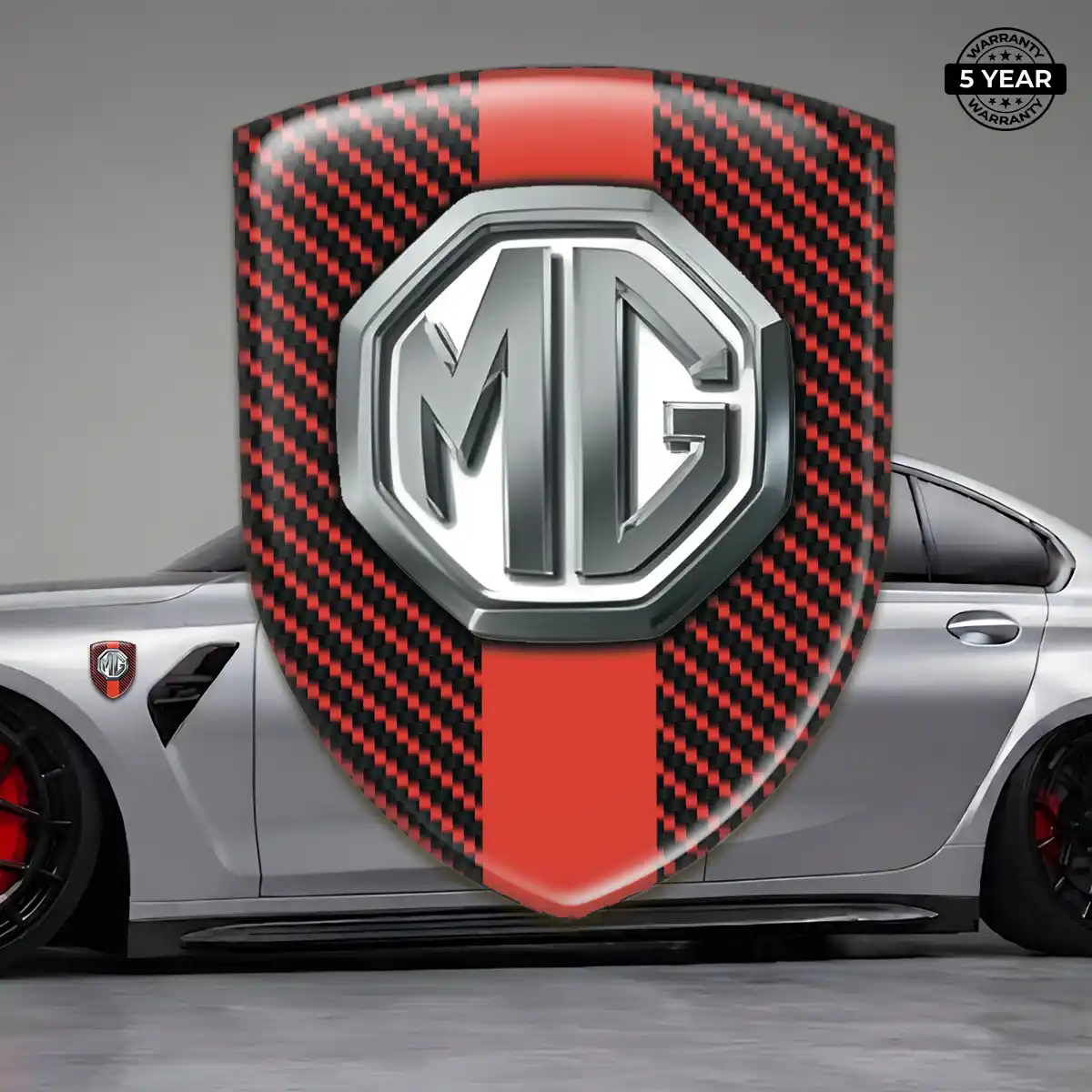MG Car Logo Decal Interior Elegance