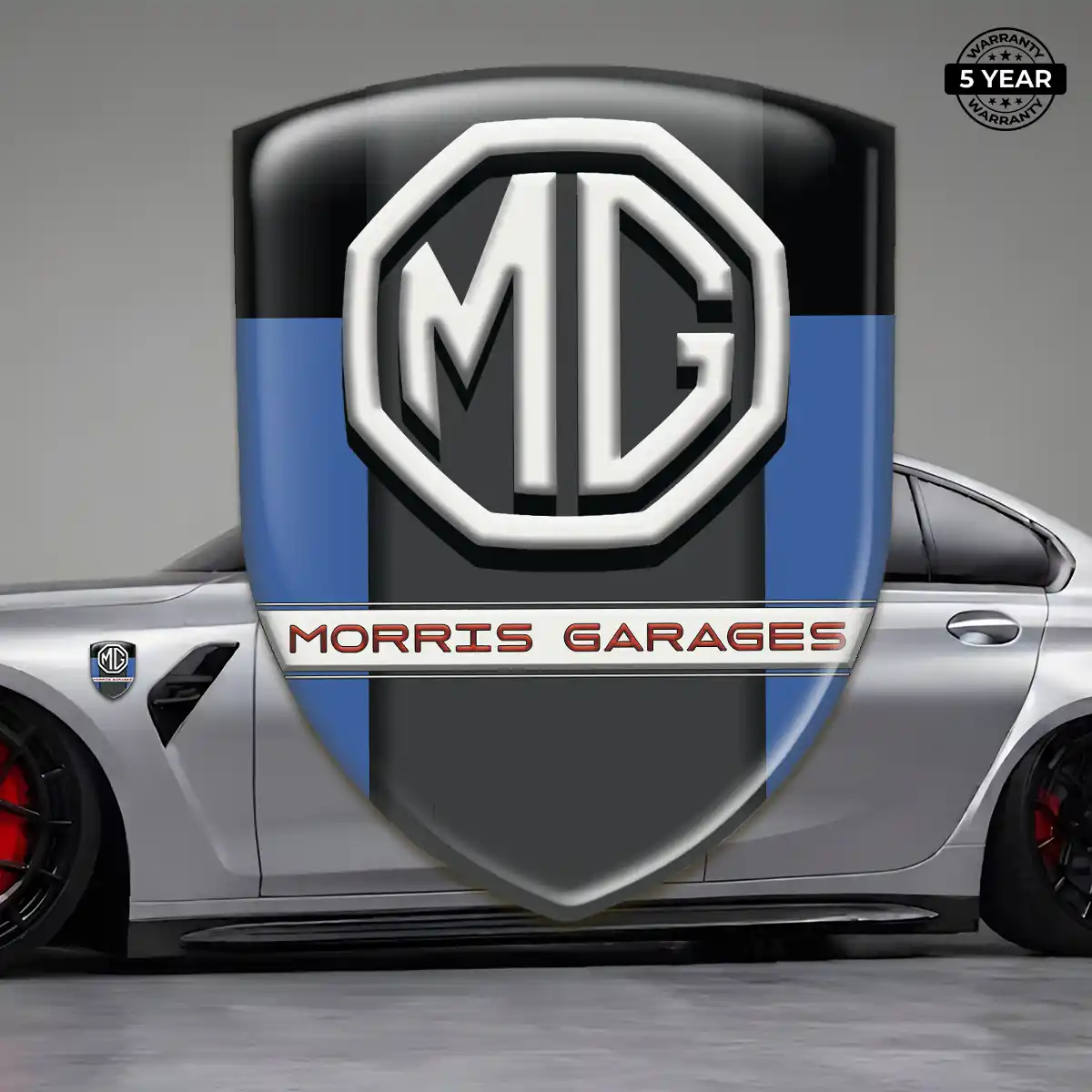 MG Car Logo Decal Interior Luxe