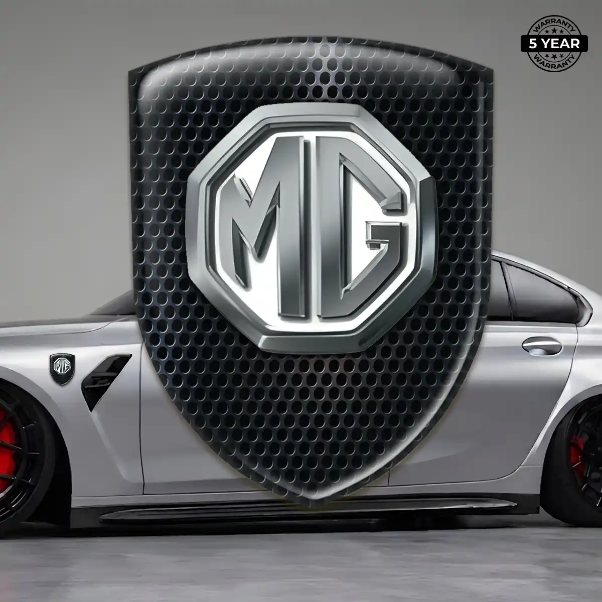 MG Car Logo Decal Refined Design