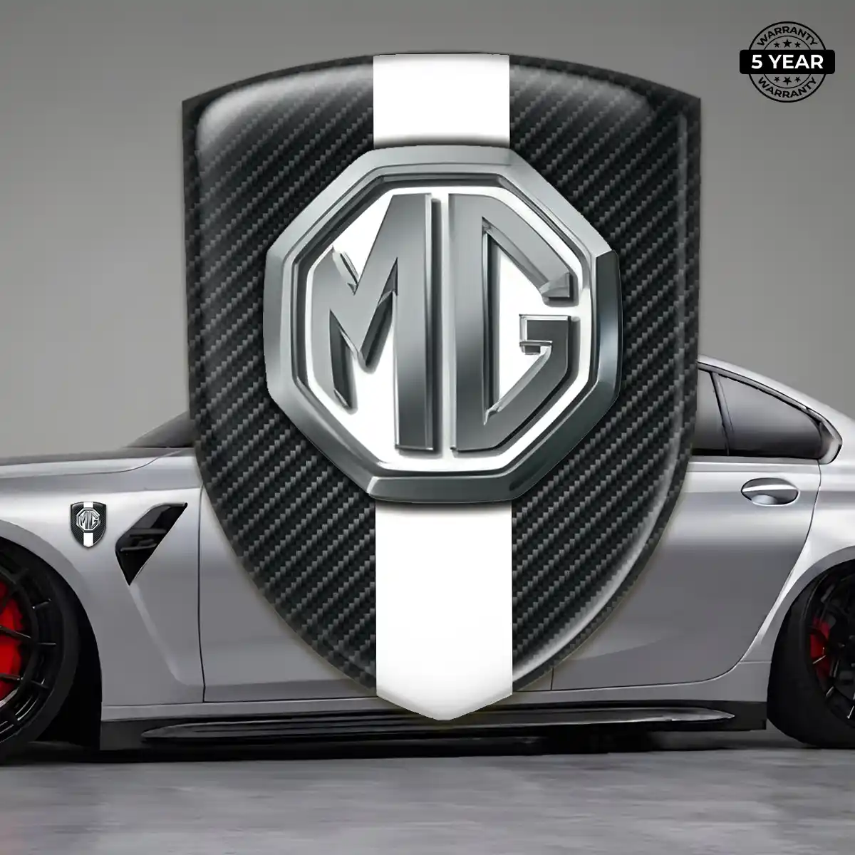 MG Car Logo Decal Resin Luxe