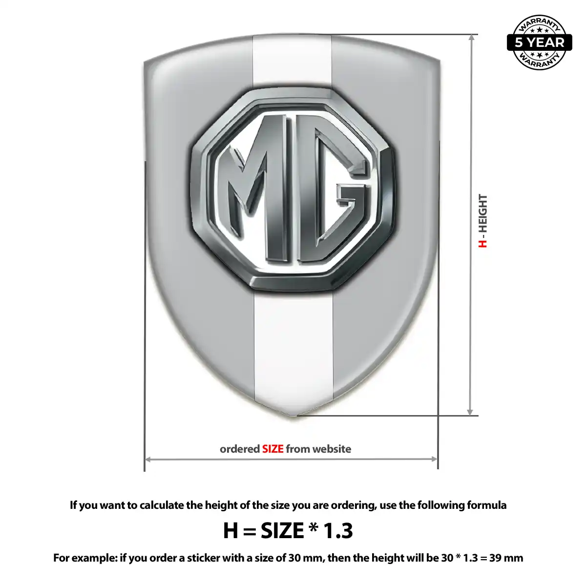 MG Crest Emblem Deluxe Edition