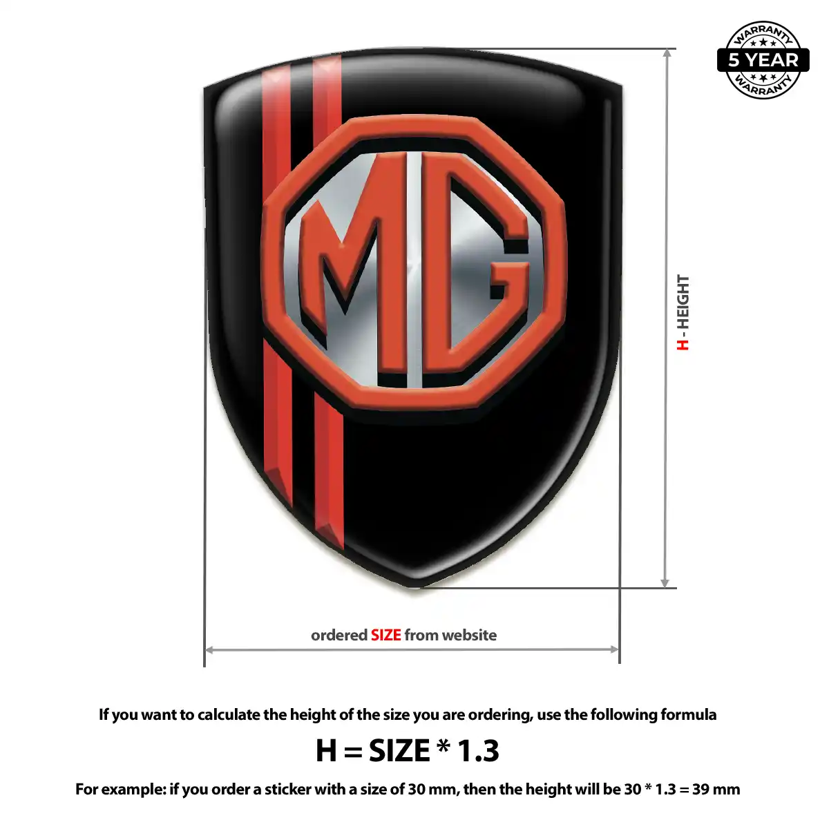 MG Crest Emblem Interior Elegance