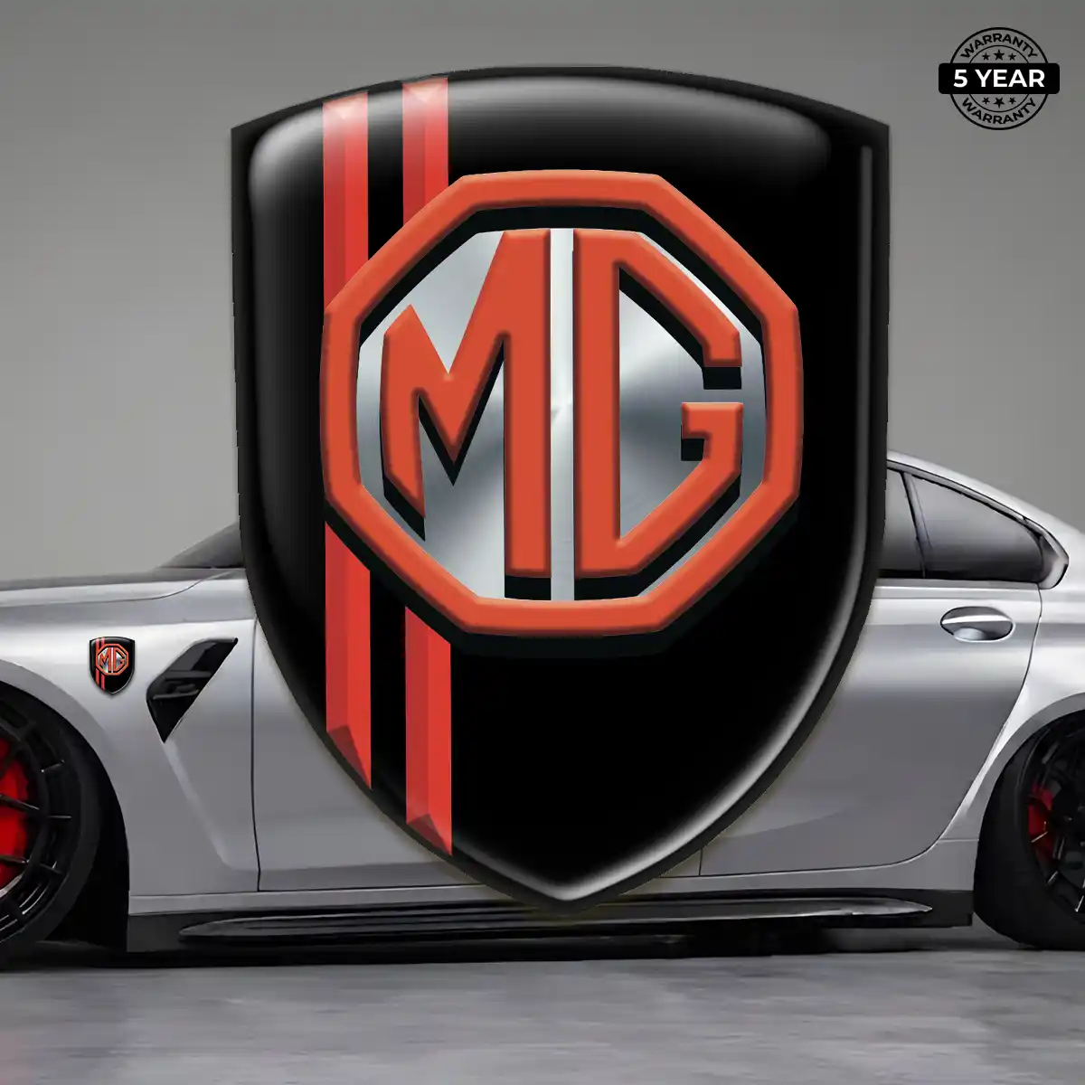 MG Crest Emblem Interior Elegance