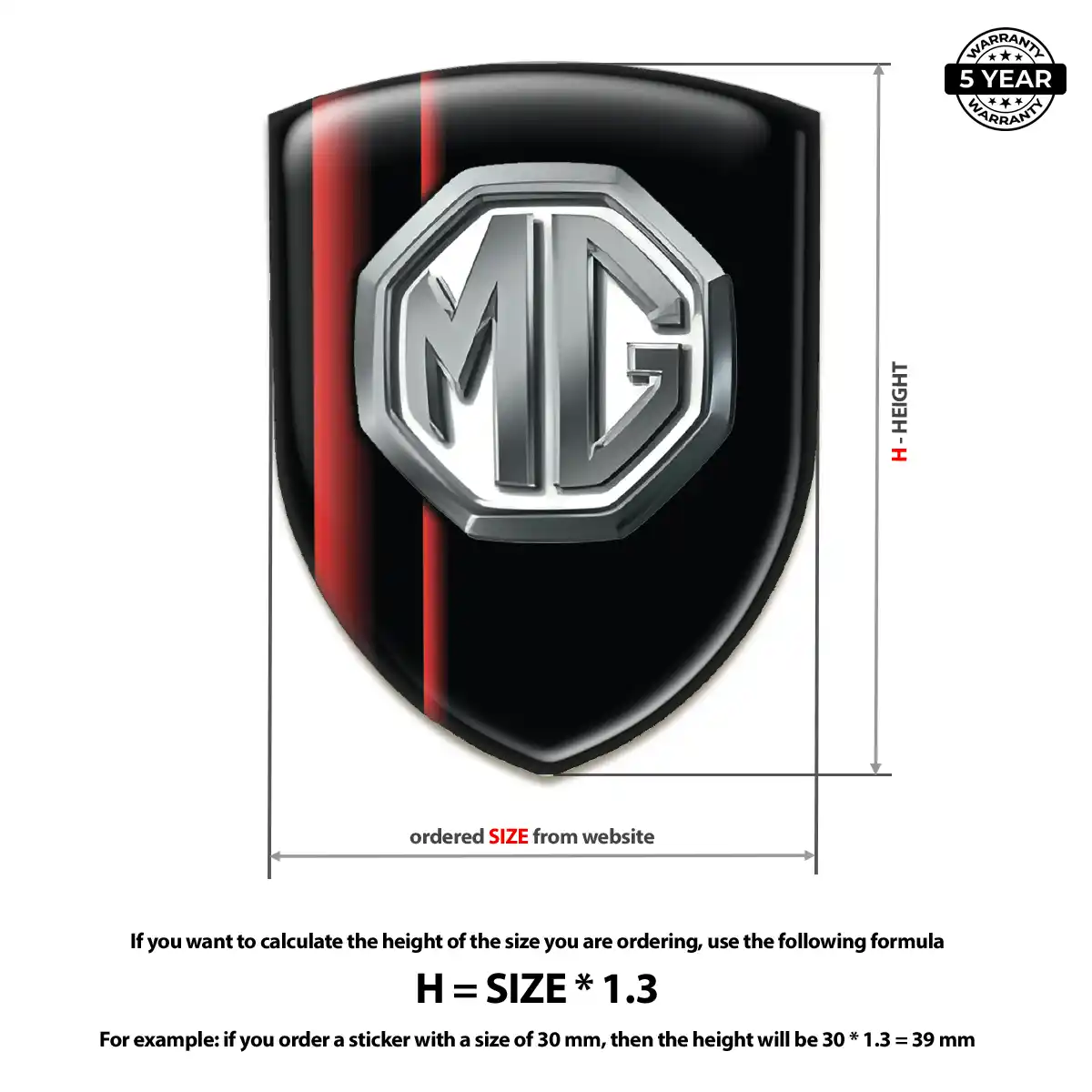 MG Crest Emblem Outer Style