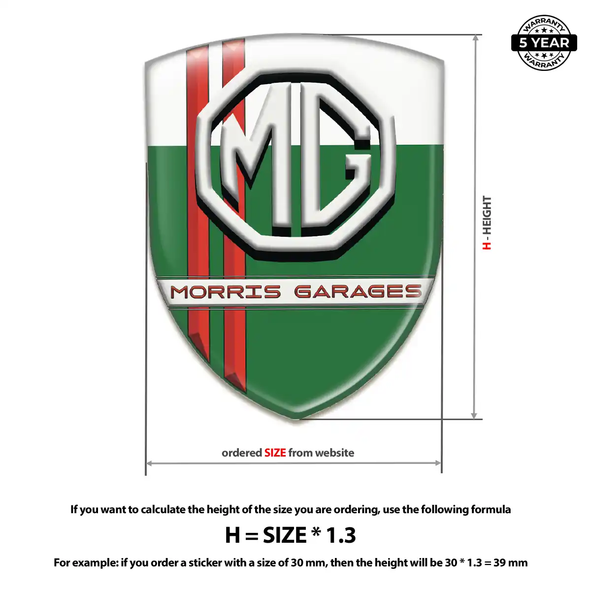 MG Crest Emblem Prestige Line