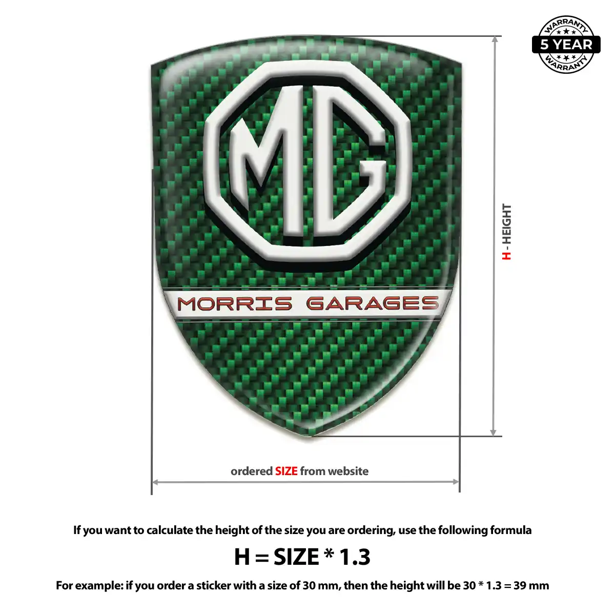 MG Crest Emblem Prime Quality