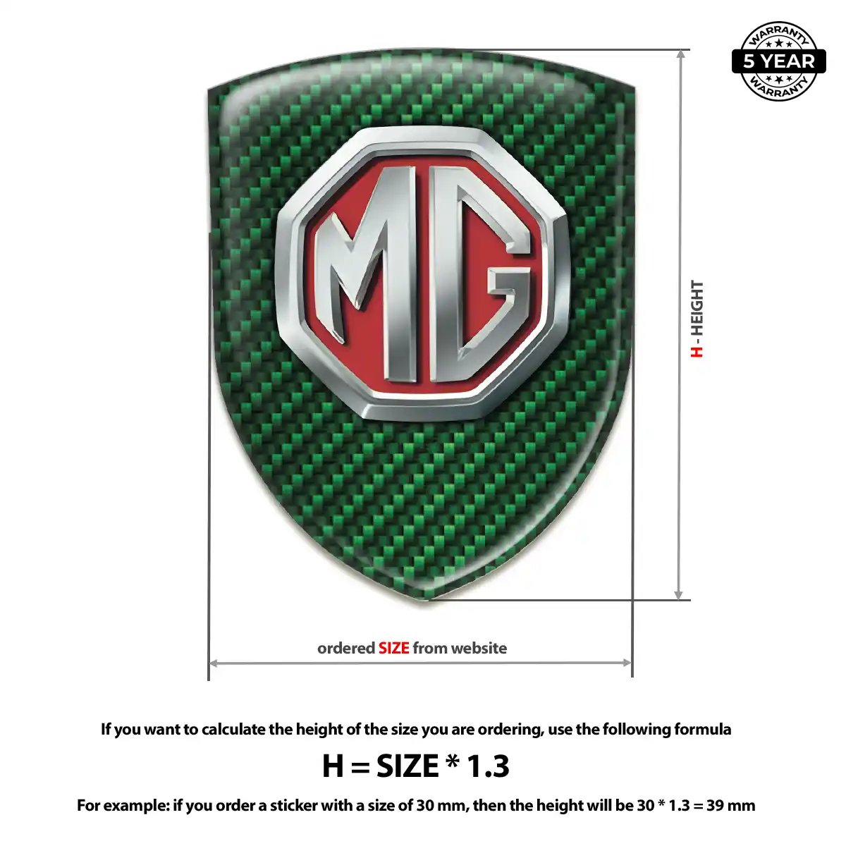 MG Crest Emblem Resin Elite