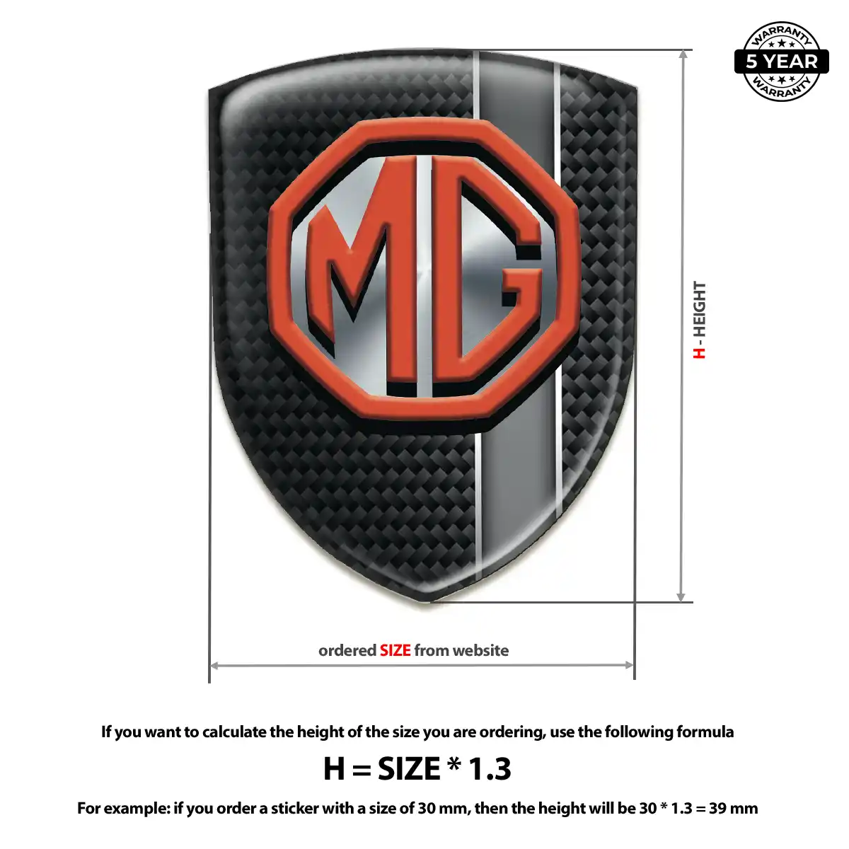 MG Crest Emblem Signature Grade