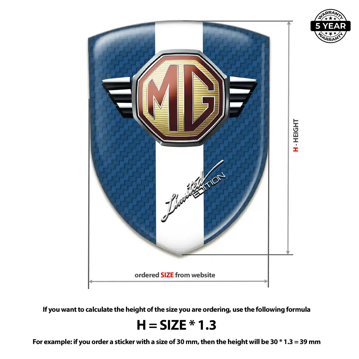 MG Crest Emblem Superior Craft