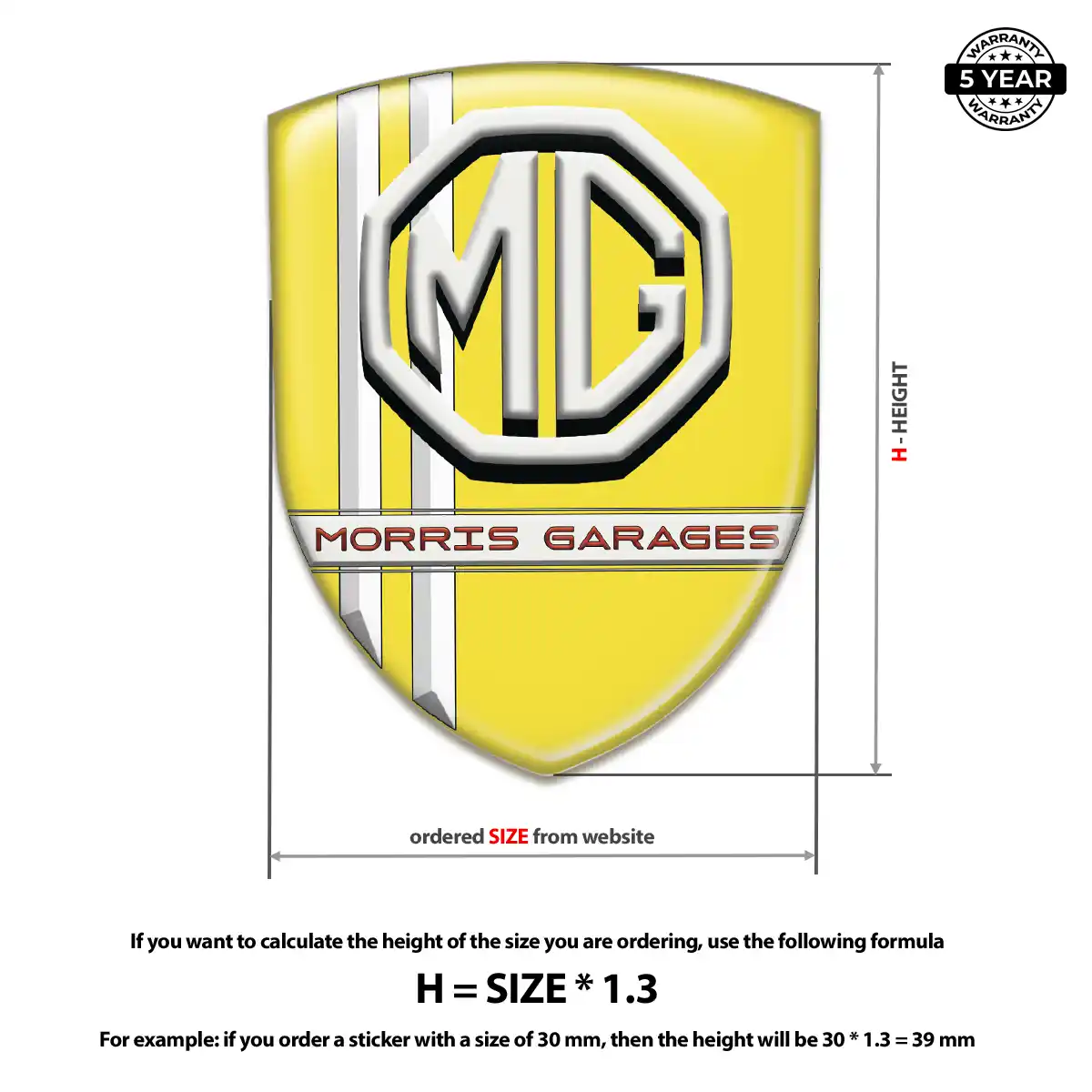 MG Crest Logo Emblem Elite Edition