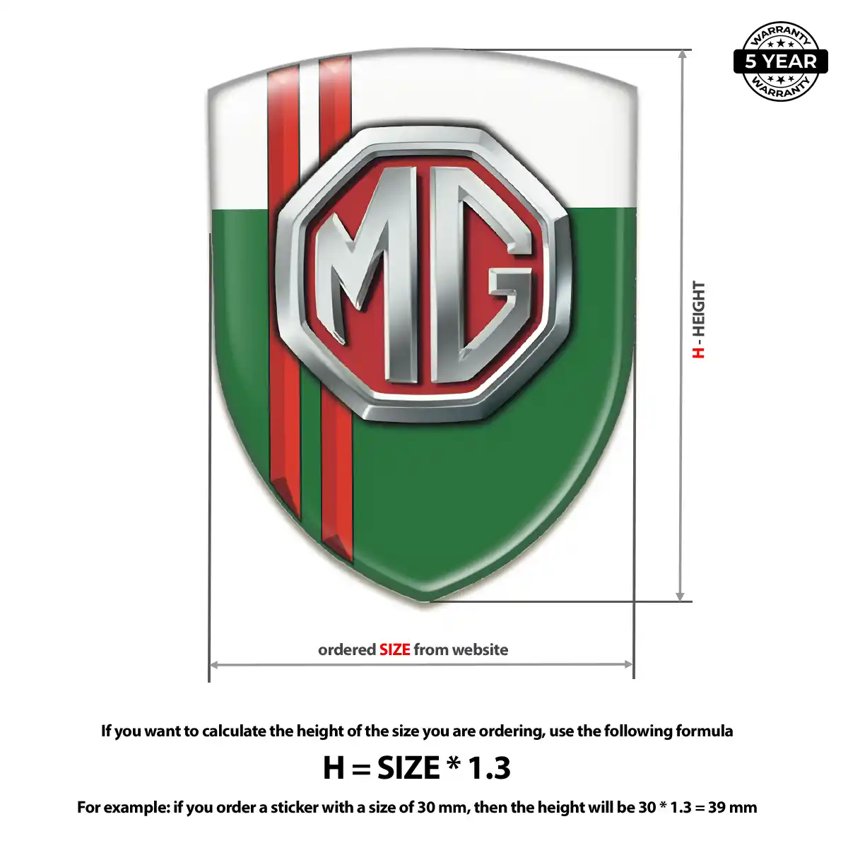 MG Crest Logo Emblem Opulent Line