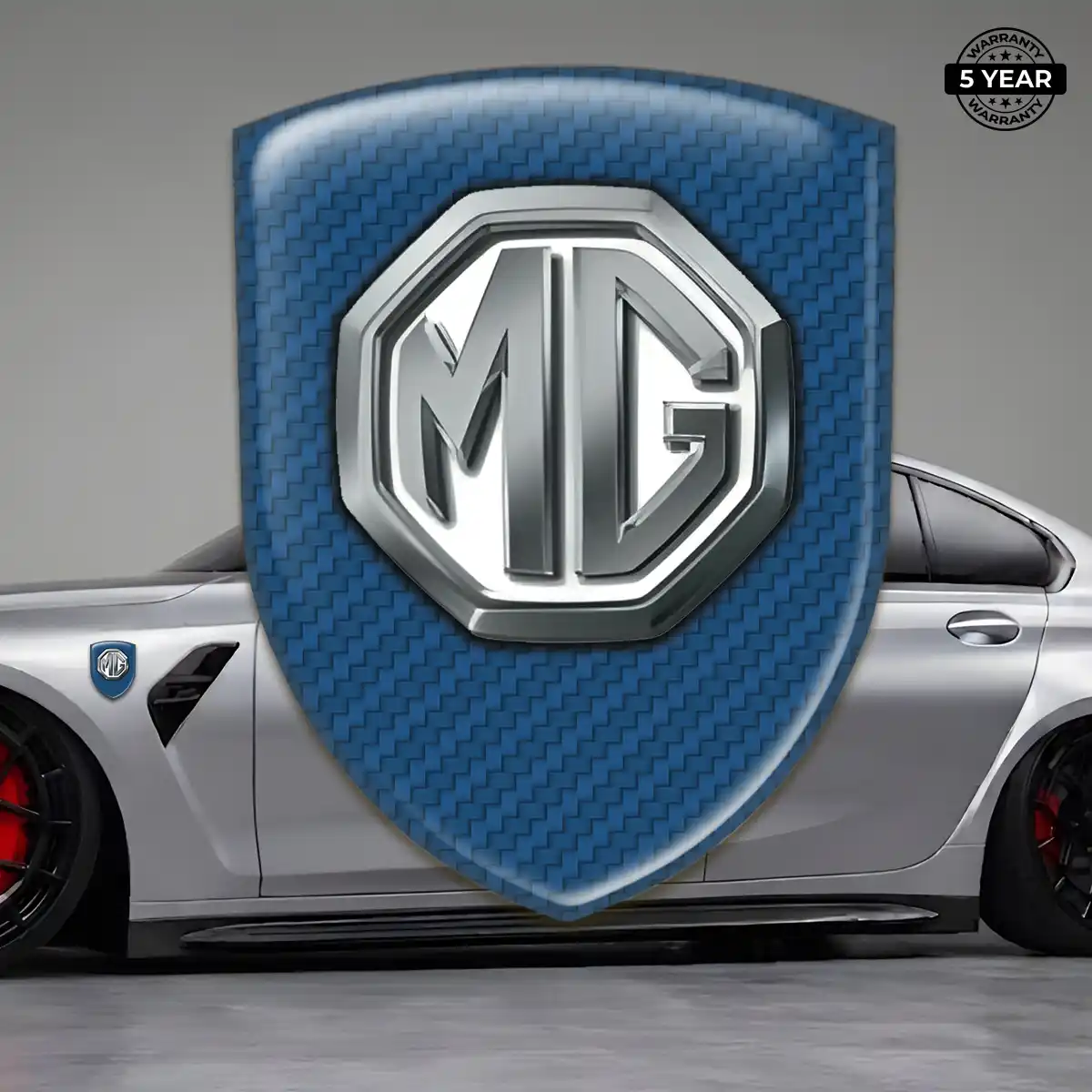 MG Crest Logo Emblem Premium Dome